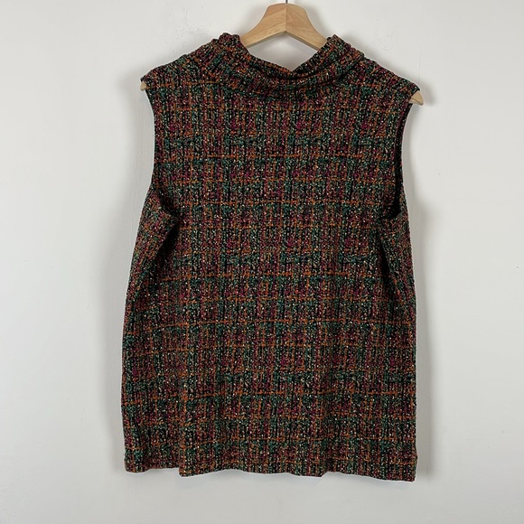 Susan Graver Womens 2 Piece Tunic Cardigan Set Stretch Cowl Neck Long Sleeve Top - Picture 7 of 10